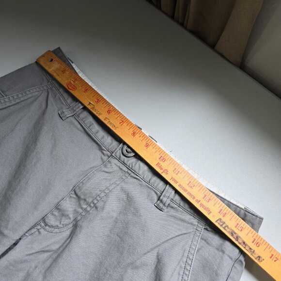 Fox Racing Shorts Mens 30 Gray Chino Outdoor Biking Casual Sport Utility - Picture 10 of 15